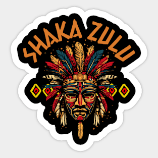 Shaka Zulu Sticker
